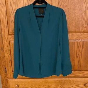 COPY - Emerald Green Long Sleeve Blouse M